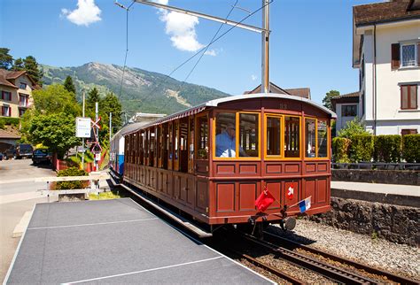 Arth-Rigi-Bahn (ARB) - Mit dem historischen Personenwagen Nr - Hellertal.startbilder.de