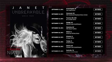 Who is opening on janet jackson unbreakable tour - myownpassa