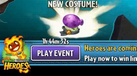 Plants vs Zombies 2 - Heroes Event #3 - Fume-shroom new Heroes Costume ...