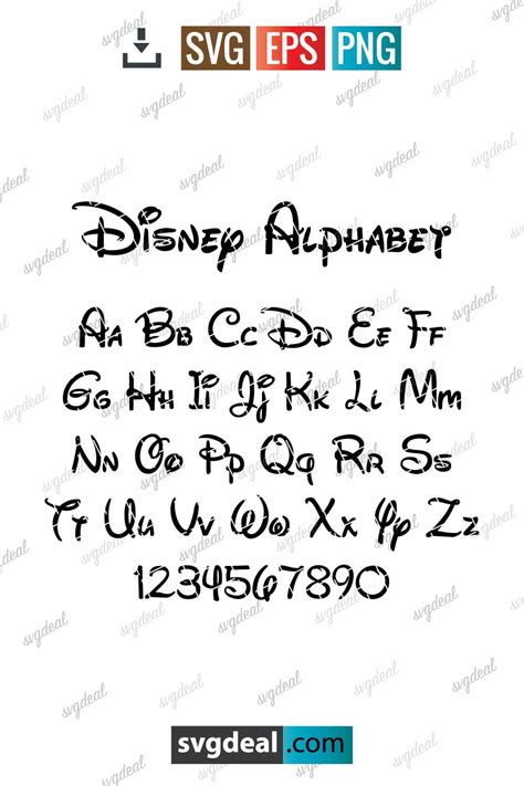 Free Disney Font Svg - SVGDeal.com