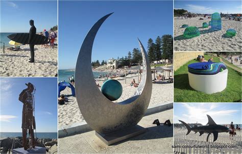 COLOURFULWORLD: Cottesloe Beach sculptures & Hillary's Harbour