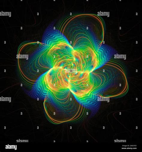 Conceptual illustration of quantum gravity. Quantum gravity is a theory ...