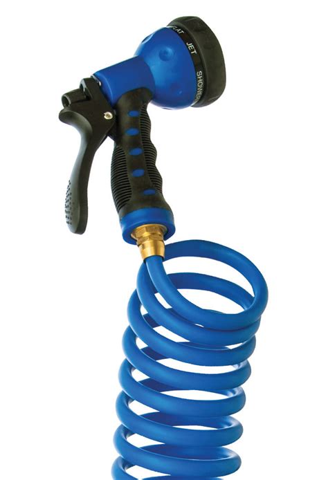 Water Hose with Nozzle, Blue - Walmart.com