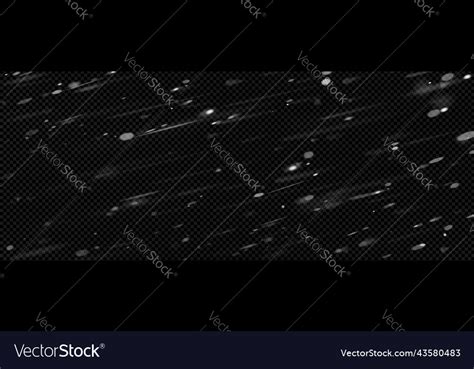 Snowstorm effect overlay snow or blizzard 3d Vector Image