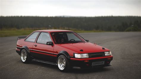 Обои для телефона toyota corolla ae86 тойота королла