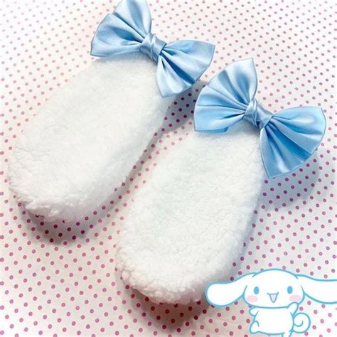 Cinnamoroll Ears & Tail w Blue Bows Lolita Cosplay | Rose gift, Blue bow, Cosplay