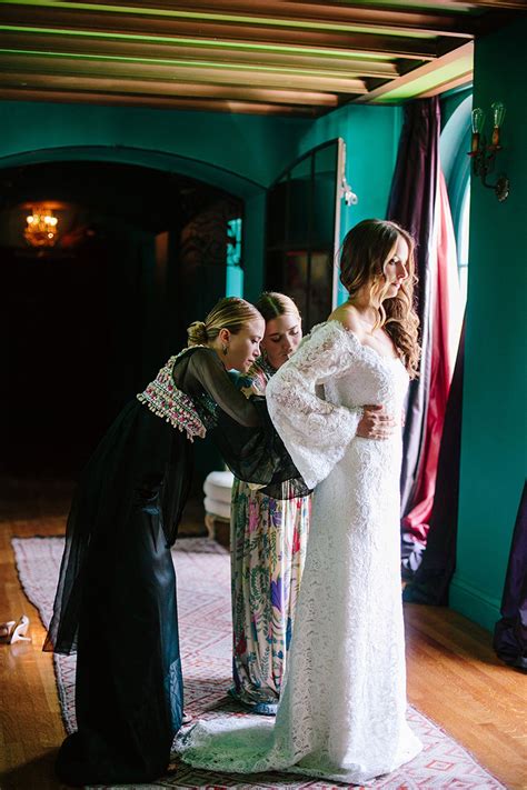 The Olsen's First Wedding Dress is the Stuff of Bohemian Fantasy - Racked