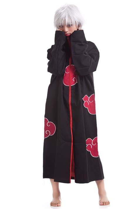 Japan Naruto Akatsuki Cloak/Anime Cosplay Costume /Adult //Halloween ...