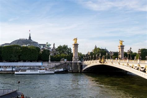 Pont Alexandre III on Seine River - Paris France Stock Photo - Image of europe, capital: 124202354