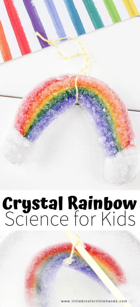 Grow Your Own Rainbow Crystals - Little Bins for Little Hands