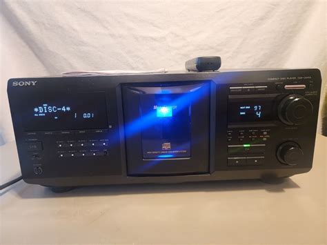 Sony CD Player CDP-CX455 400 Disc Changer Mega Storage Tested With Remote/Manual 27242601703 | eBay