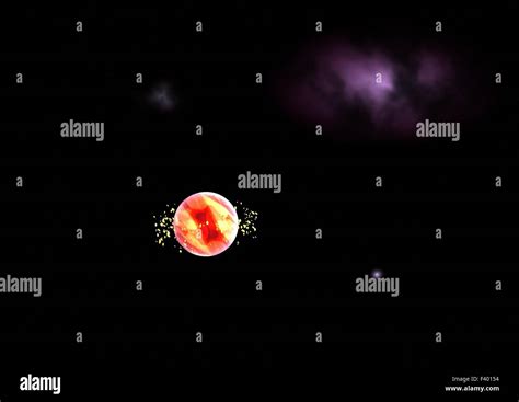 Far-out planets in a space Stock Photo - Alamy