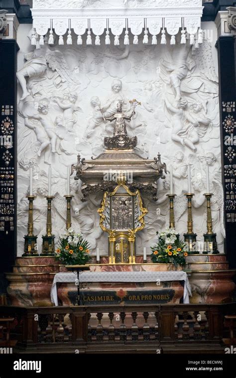 Interior of the Vilnius Cathedral, Lithuania Stock Photo - Alamy