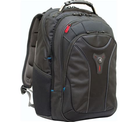 WENGER Carbon 17" Laptop Backpack - Black Fast Delivery | Currysie