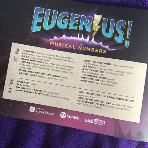 Eugenius – The Musical – Review | kirstyes