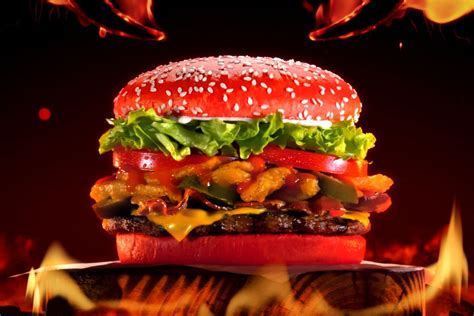 Feel the Wrath of Burger King’s Hot Sauce Bun Burger - Eater