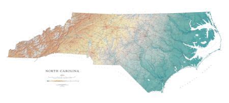 Elevation Map Of North Carolina - Maping Resources