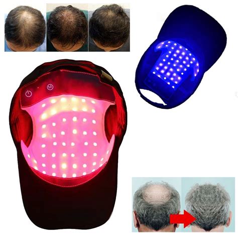 650nm LED Blue&Red Light Therapy Hat Hair growth Regrowth Anti-Hair Loss Cap | eBay