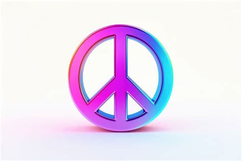 Peace icon symbol white background | Free Photo Illustration - rawpixel