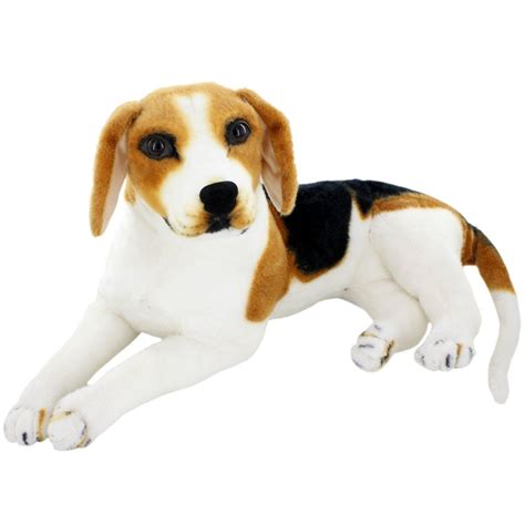 Jesonn JESONN Giant Realistic Stuffed Animals Beagle Dog Plush Toys,21. ...