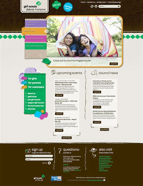 Girl Scouts - Dakota Horizons on Behance