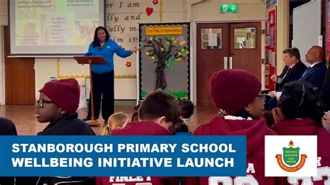 Stanborough primary school wellbeing initiative launch - YouTube