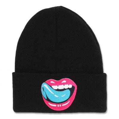 Lips Beanie (Black) | Falling in reverse merch