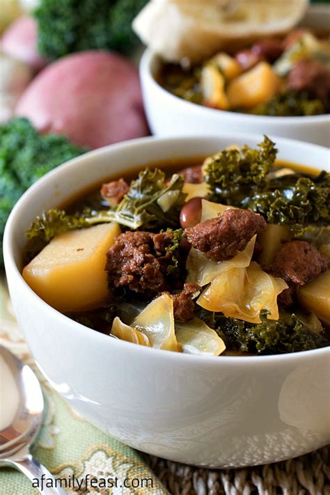 Portuguese Kale Soup - A Family Feast®