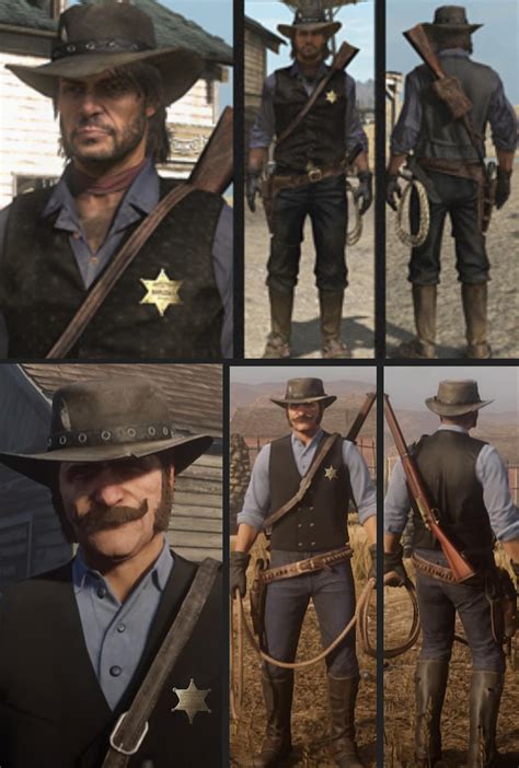 The "U.S. Marshal Uniform" Outfit from RDR1. Part 3 of my Red Dead ...