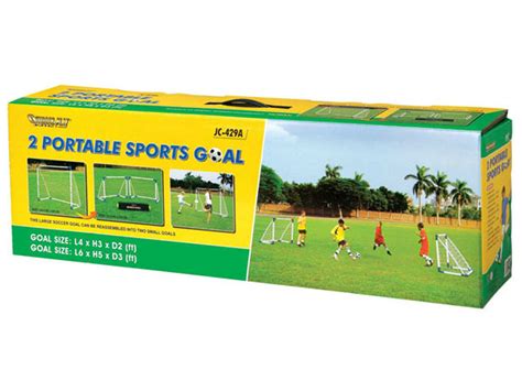 2 Portable Training Football Goal Posts UK