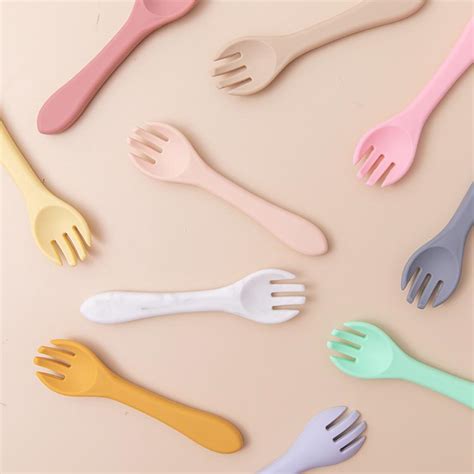 Custom Silicone Dining Spoon For Kids - Eco Dinner Set- Children's ...