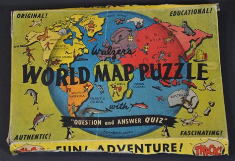 Walzer’s World Map Puzzle | Curtis Wright Maps