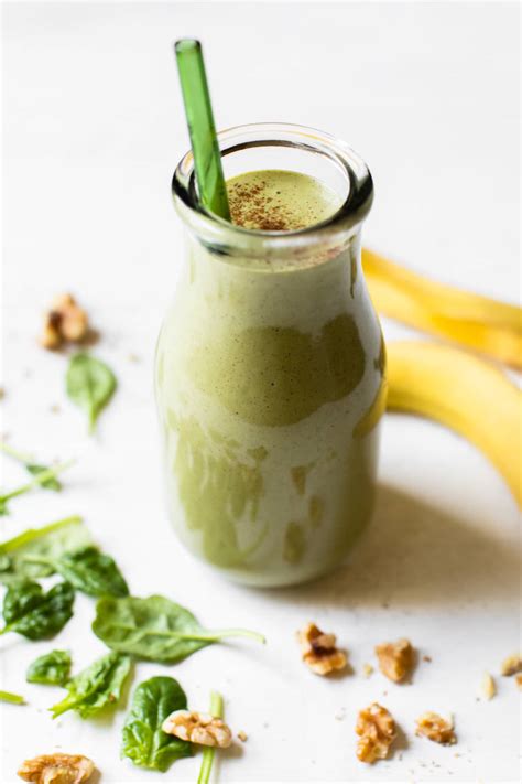 Green Banana Bread Smoothie - The Almond Eater