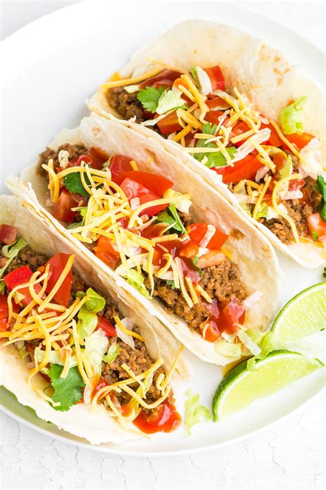 Ground Beef Taco Recipe - Courtney's Sweets