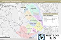 Neighborhood Associations Map | City of West Linn Oregon Official Website