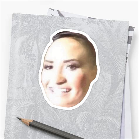 "Poot Lovato Meme" Sticker by JFuentez | Redbubble