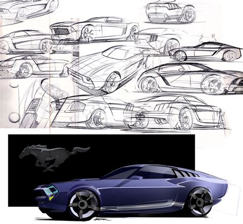 Apaixonados por Mustang Car Design Sketch, Car Sketch, Car Art, Art ...