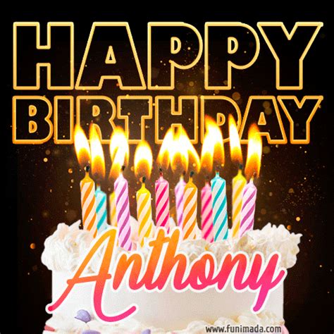 Happy Birthday Anthony GIFs - Download on Funimada.com