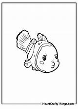 Sea Animals Coloring Pages Fish sketch template