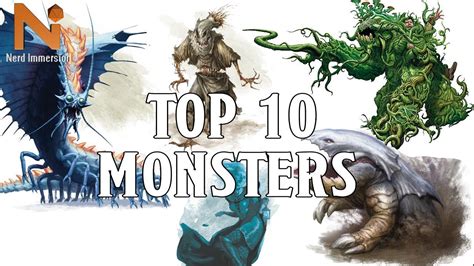 Top 10 D&D 5e Monsters | Nerd Immersion - YouTube