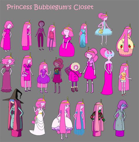 princess bubblegum - some of these outfits make me laugh so much for one reason or another XD ...