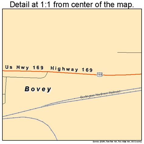 Bovey Minnesota Street Map 2707048