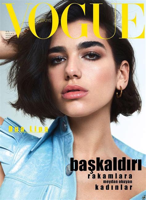 Dua Lipa Stars on the Cover of Vogue Turkey May 2018 Issue