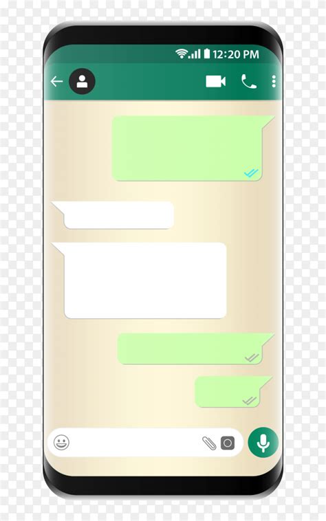 Chat WhatsApp template phone PNG - Similar PNG