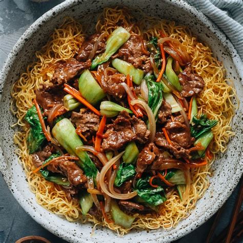 Beef Pan-Fried Noodles - Omnivore's Cookbook