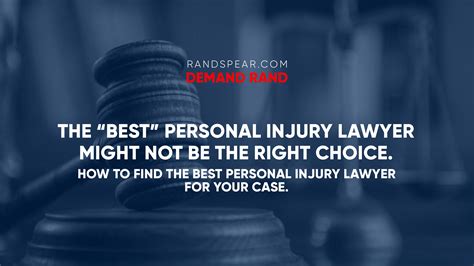 The Best Personal Injury Lawyer May Not Be the Right Choice. | Spear Greenfield