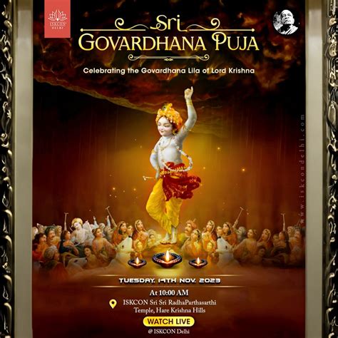 Govardhan Puja 2023 - ISKCON Delhi