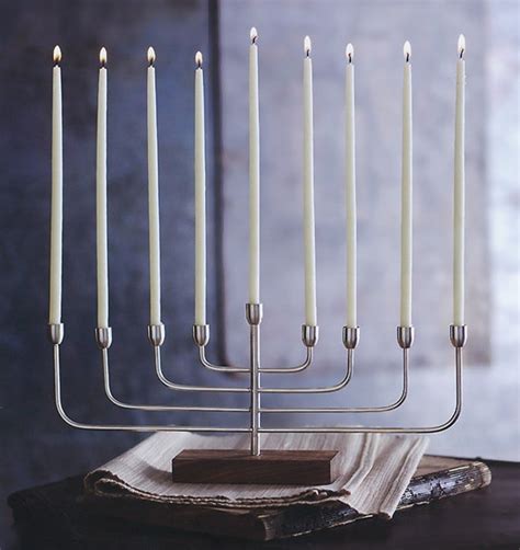 10 modern menorah designs for Hanukkah 2016 | 6sqft