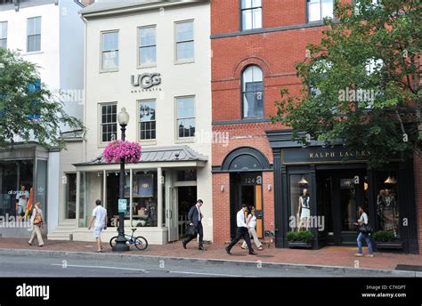 M Street NW Georgetown, Washington DC USA Stock Photo - Alamy