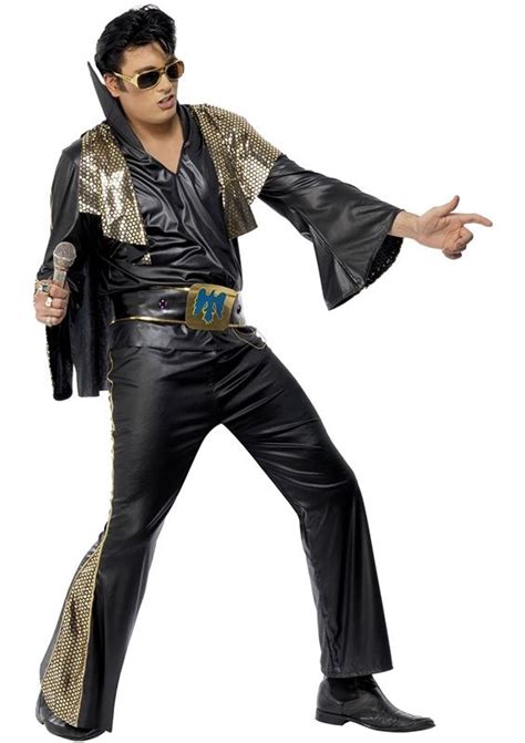 Strój ELVIS czarny - L | Elvis costume, Rocker costume, Hippie outfits